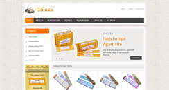 Desktop Screenshot of golokaincense.org